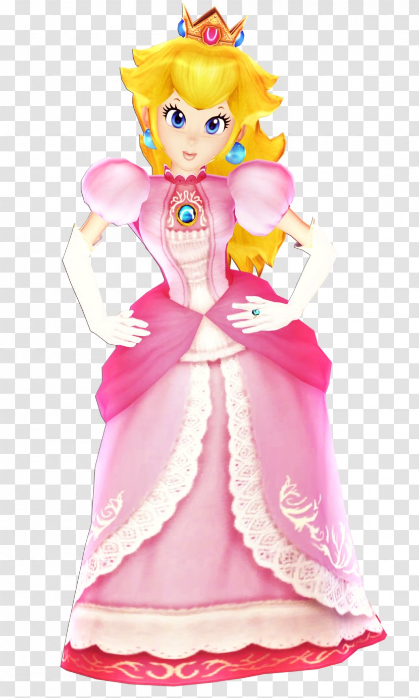 Super Smash Bros. Melee Mario Princess Peach Daisy Luigi - Figurine - Flower Transparent PNG