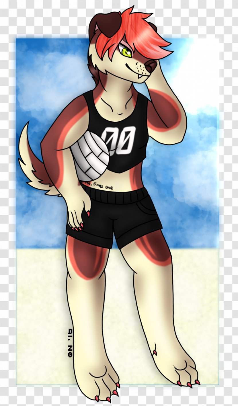 Fiction Finger Cartoon Character - Heart - Beach Volley Transparent PNG