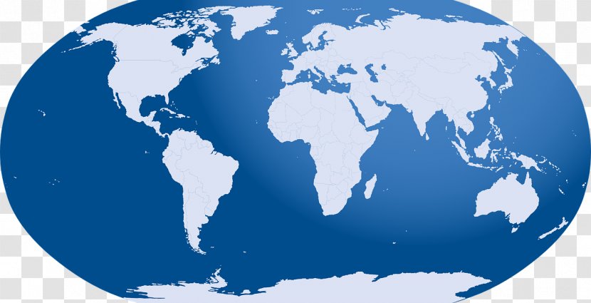 World Map Antarctic Globe - Planet Transparent PNG