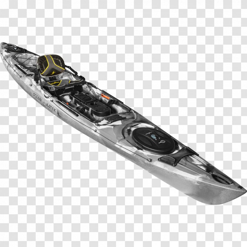 Boat Ocean Kayak Trident 15 Angler Angling Fishing - Camo Transparent PNG
