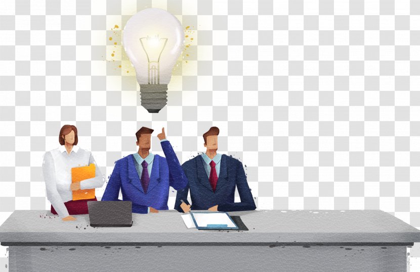 Cartoon Common Reporting Standard - Creativity - Light Bulb Meeting Transparent PNG