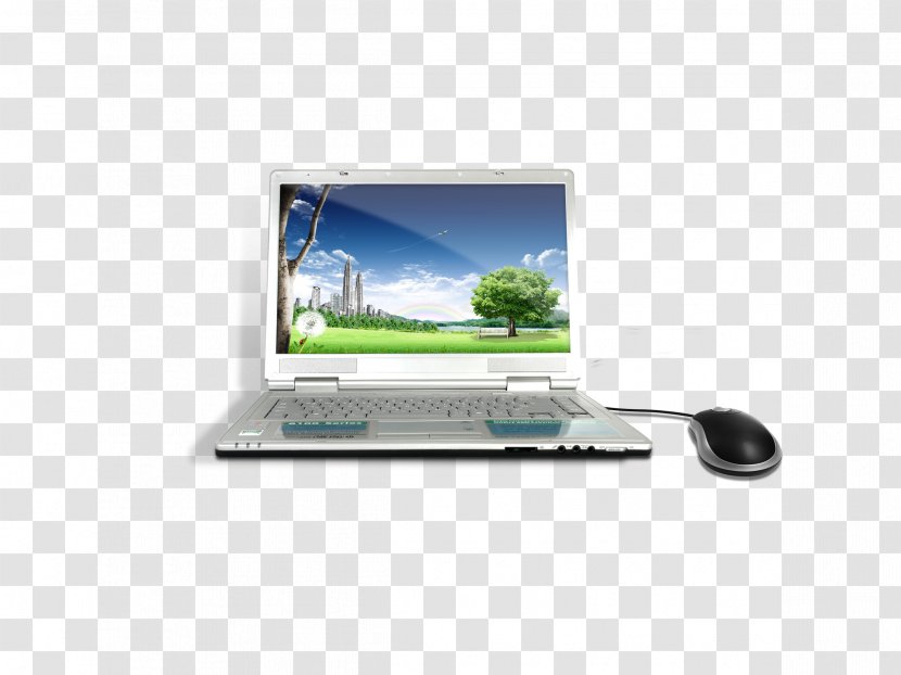 Computer Mouse Laptop Keyboard - With Transparent PNG