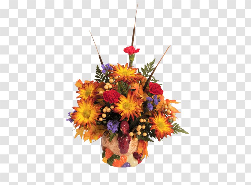 Floral Design Cut Flowers Vase Flower Bouquet - Orange Transparent PNG