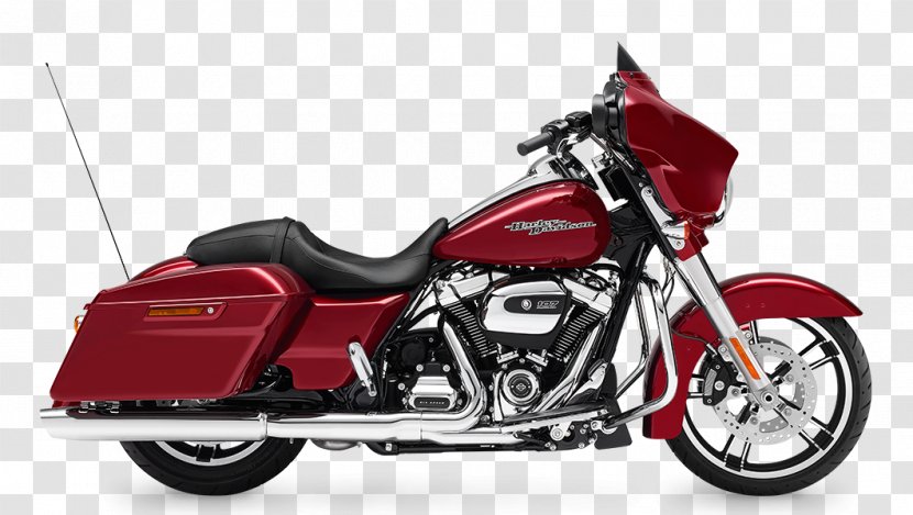 Harley-Davidson Street Glide Electra Motorcycle - Harleydavidson - Touring Transparent PNG