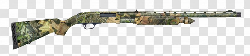 O.F. Mossberg & Sons Pump Action Weapon 500 Firearm - Watercolor Transparent PNG