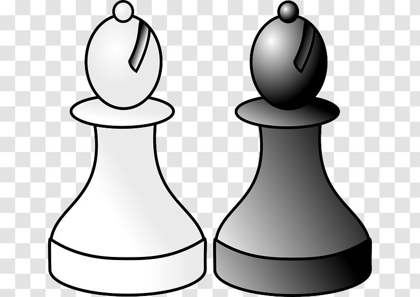 Chess Piece Clip Art Bishop Knight - Pin Transparent PNG