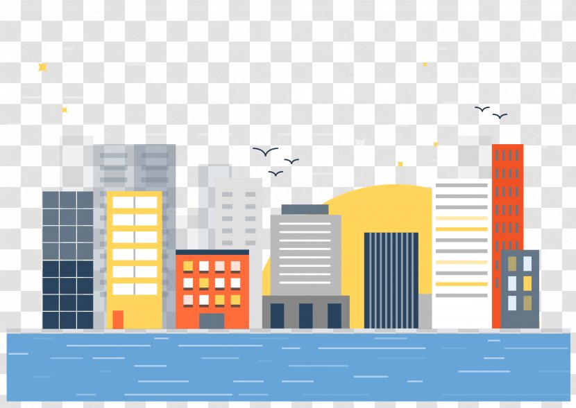 Architecture Landscape Illustration - City - Vector Building Street Transparent PNG