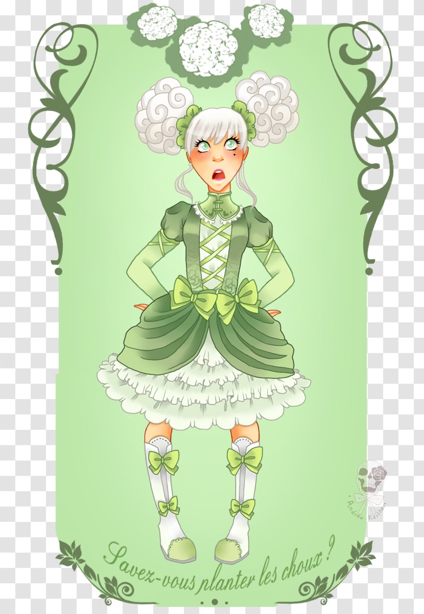 Floral Design Fairy Green Pattern - Tree Transparent PNG