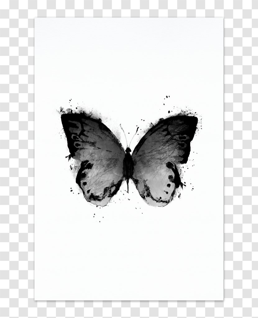 Blacklight Poster Butterfly Art - Work Of Transparent PNG