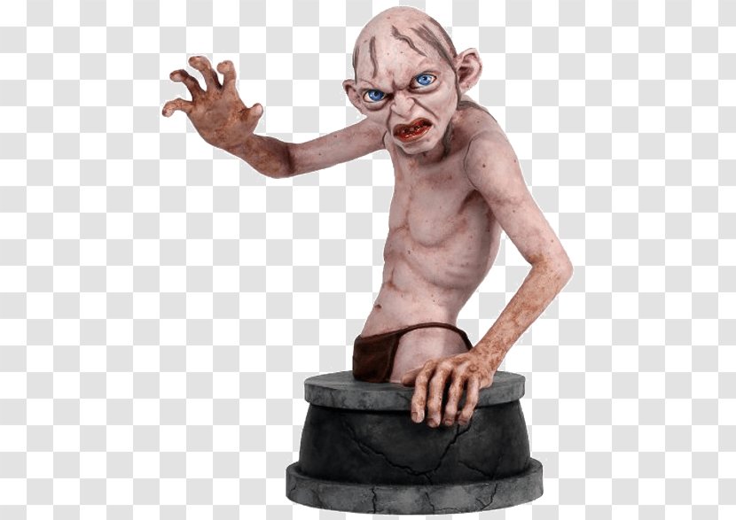 Gollum The Lord Of Rings Hobbit Bust Samwise Gamgee - Statue - Gemma Teller Morrow Transparent PNG
