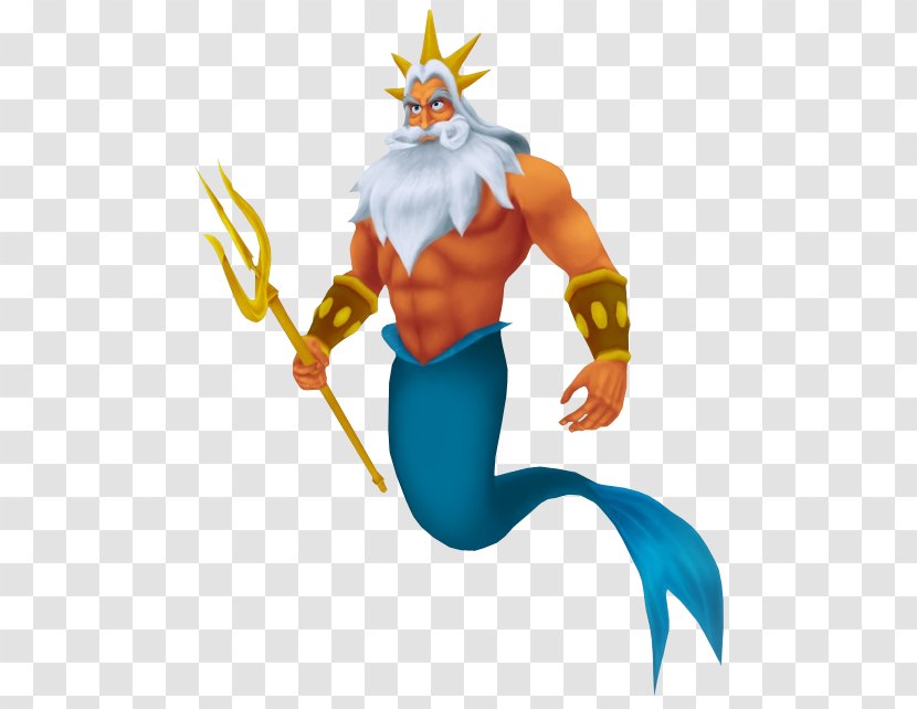 King Triton Ariel Poseidon Ursula Queen Athena - Supernatural Creature - Mermaid Transparent PNG
