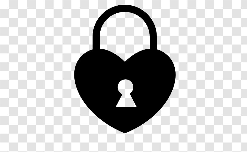 Heart Padlock Love Lock - Shape Transparent PNG