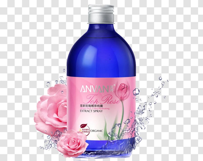 Lotion Cosmetics Toner Rose Water Herbal Distillate - Makeup Transparent PNG
