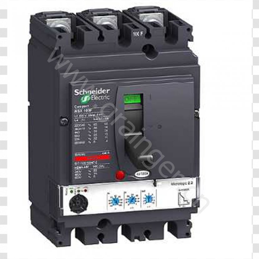 Circuit Breaker Schneider Electric Electrical Switches Current Network - Component - Abb Transparent PNG