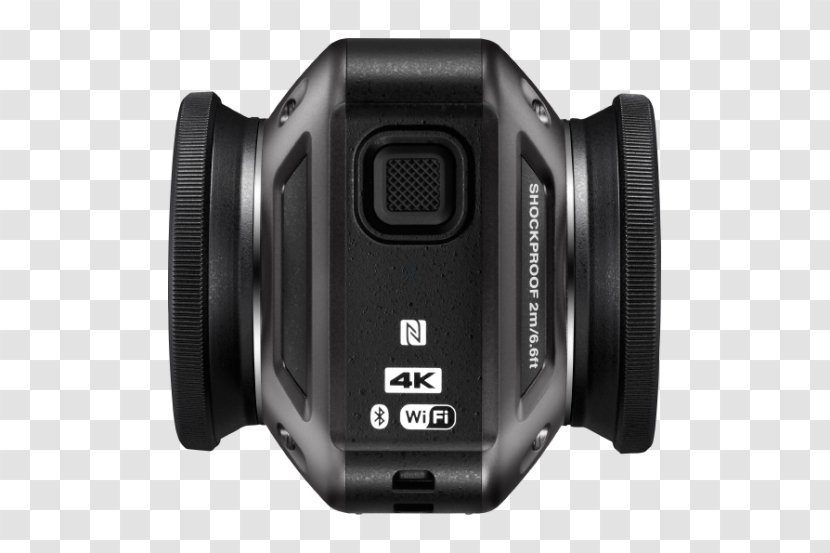 Nikon KeyMission 360 4K Resolution Action Camera Video Cameras - Lens Transparent PNG