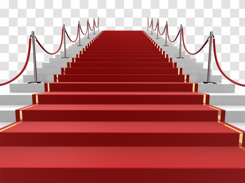 Red Carpet Stairs Stock Illustration - Structure - Festival Transparent PNG