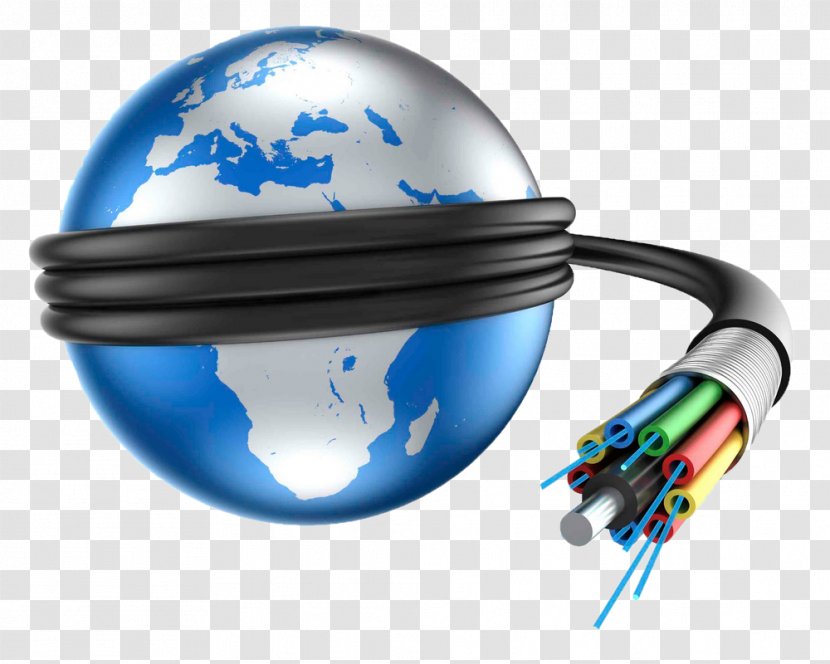 Optical Fiber Fiber-optic Communication To The X Internet Bandwidth - Cable Television Transparent PNG