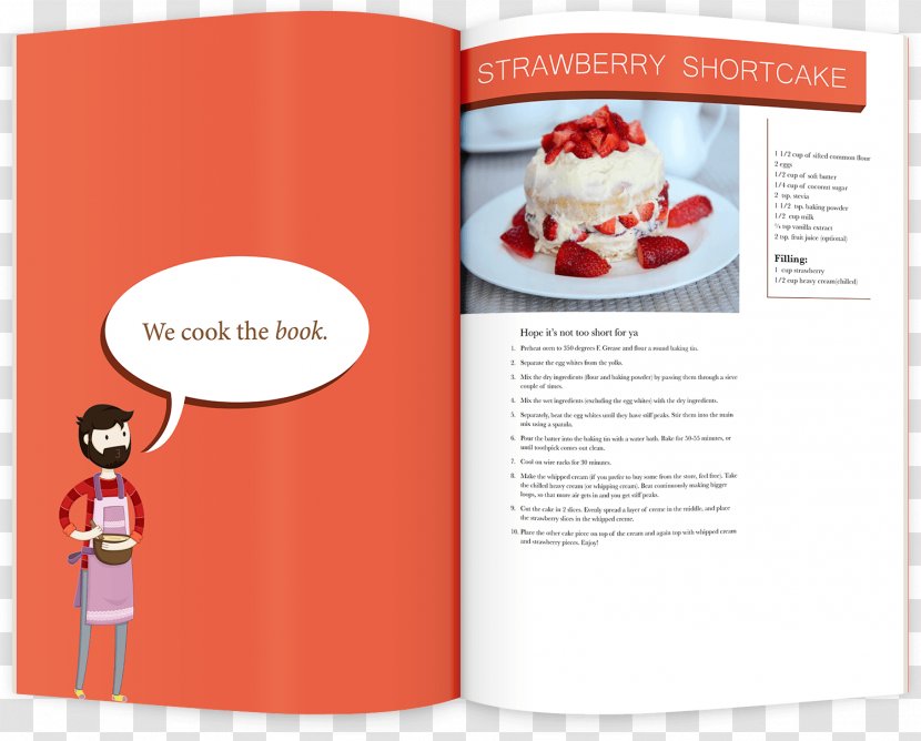 How To Cake It Cookbook Recipe Baking - Brochure - Book Transparent PNG