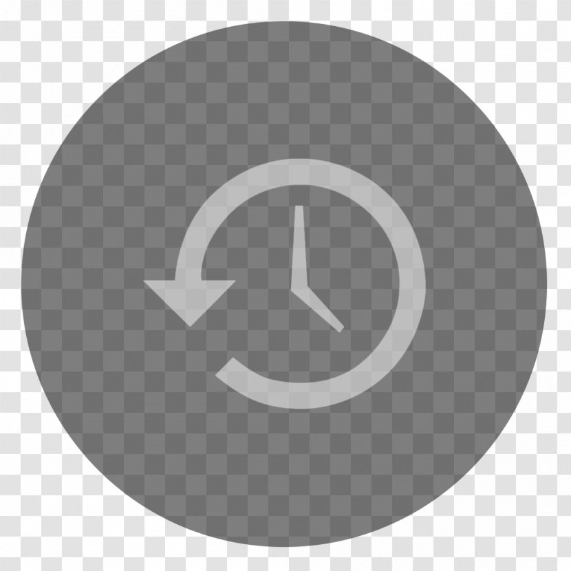 Symbol Circle Font - Technology - Time Machine Transparent PNG