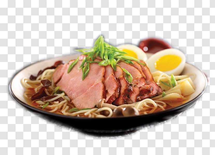 Ramen Japanese Cuisine Soup Recipe Dish - Noodle - Bacon Sour Face Transparent PNG