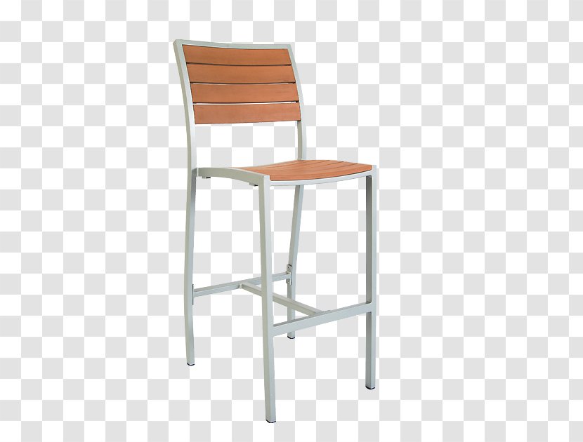 Bar Stool Chair Table Seat Garden Furniture - WOODEN SLATS Transparent PNG