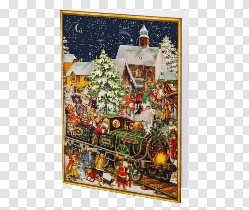 Advent Calendars Christmas Card Santa Claus - Gift Transparent PNG