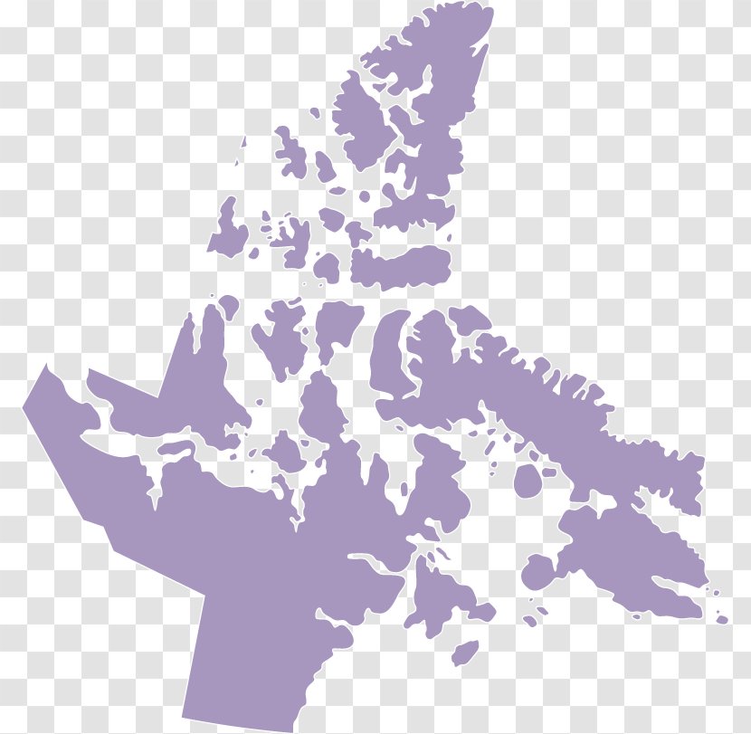Provinces And Territories Of Canada Vector Map - Geography Transparent PNG