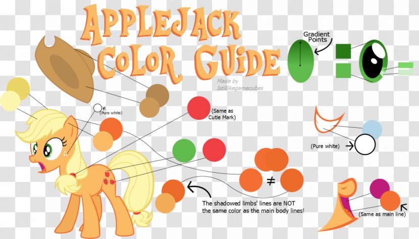 Applejack Rarity Rainbow Dash Color - Heart - Apple Transparent PNG