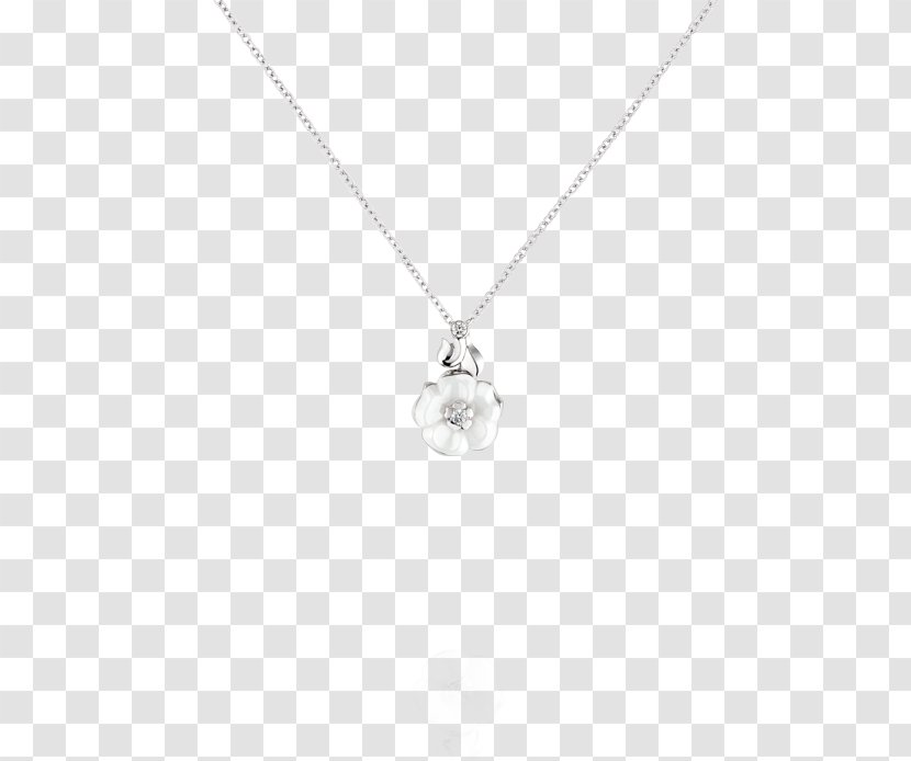 Locket Necklace Body Jewellery Silver Chain Transparent PNG