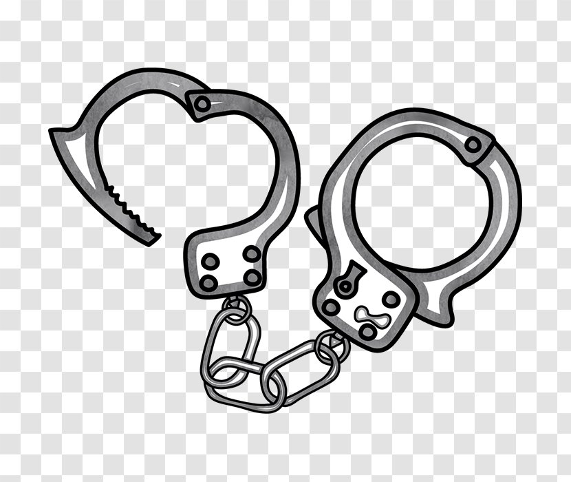 Padlock Handcuffs Body Jewellery Font - Hardware Accessory Transparent PNG
