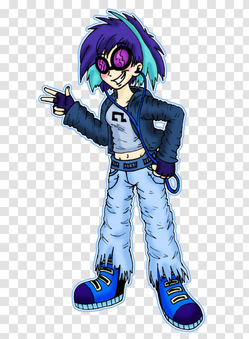 Illustration Human Legendary Creature Cartoon Cobalt Blue - Dj Scratch Transparent PNG