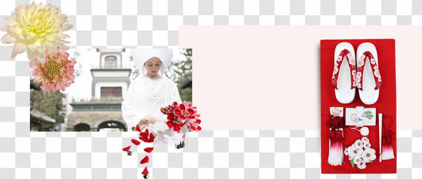 Floral Design Shiromuku Wedding Dress Bride - Flower - Japan Kimono Transparent PNG