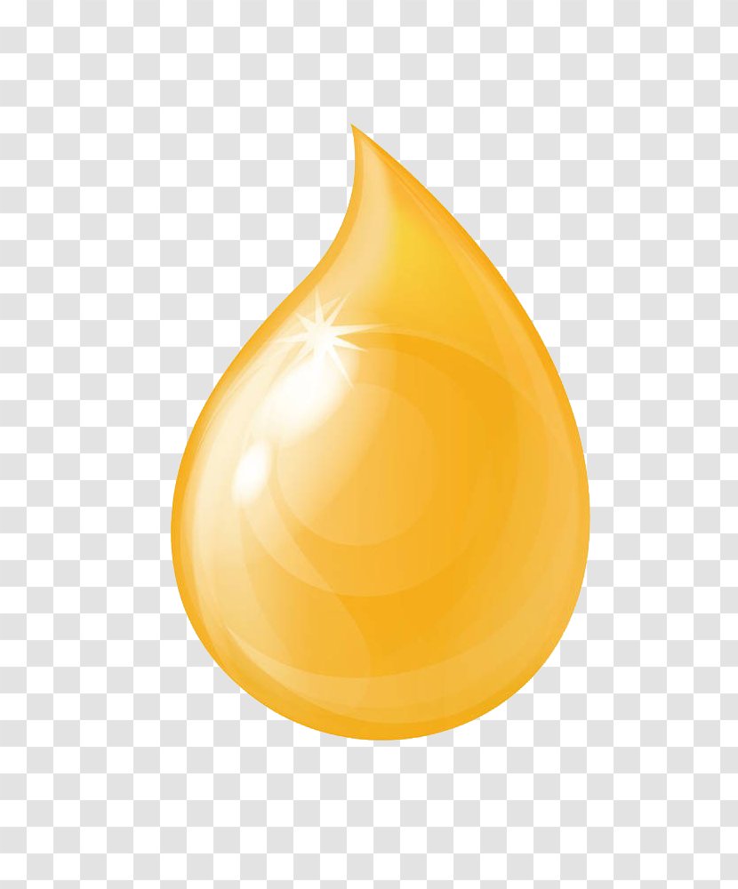 Oil Download - Yellow - A Drop Of Illustration Material Transparent PNG