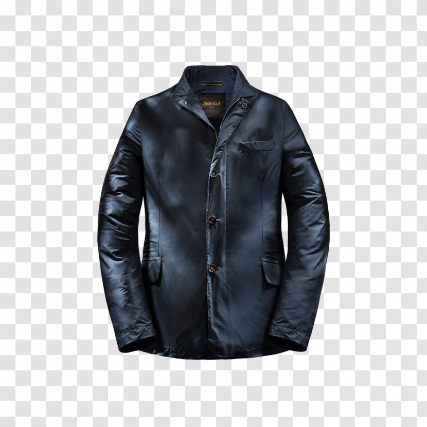 Leather Jacket - Via Pietro Borsieri Transparent PNG
