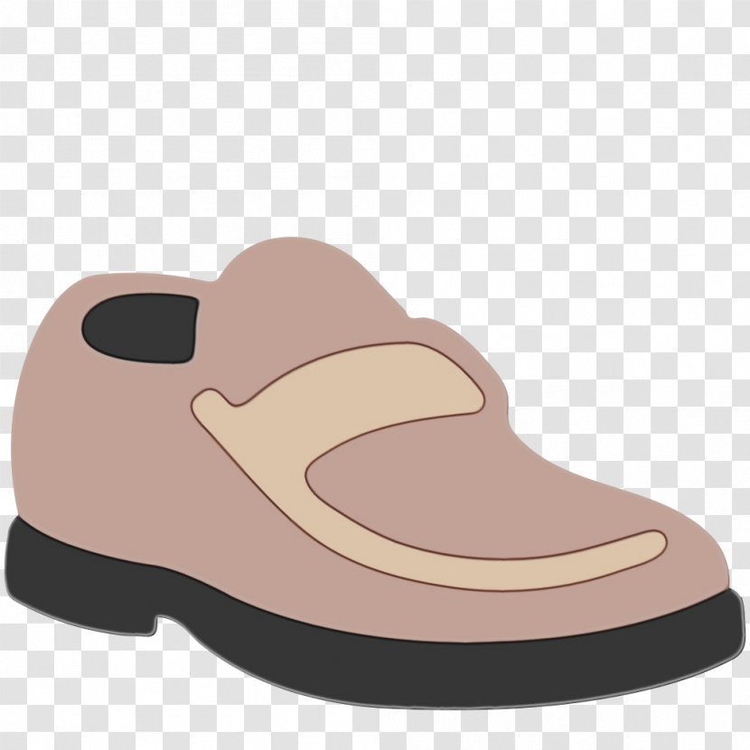 Pink Background - Beige - Leather Athletic Shoe Transparent PNG