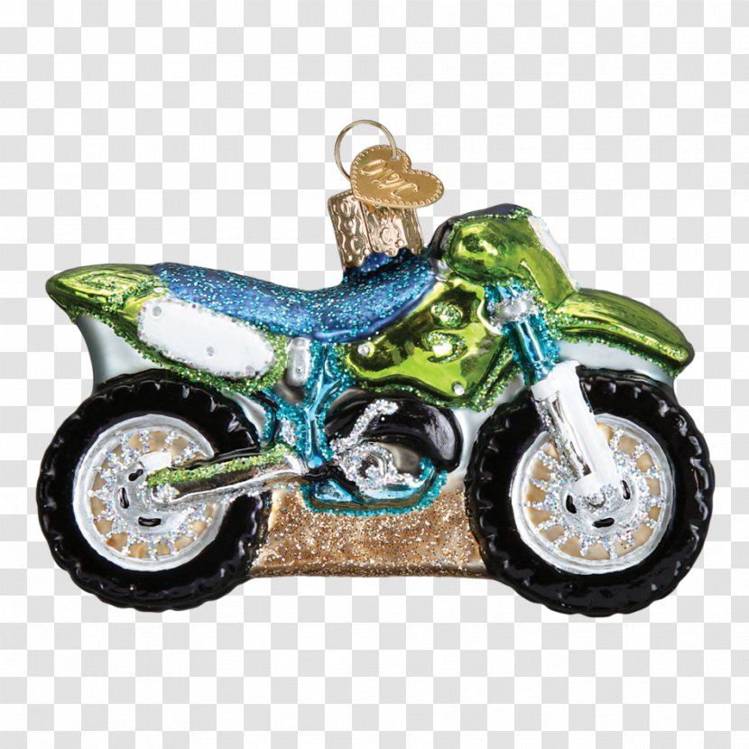 Christmas Ornament Motorcycle Bombka Tree - Gift - Bike Hand Painted Transparent PNG