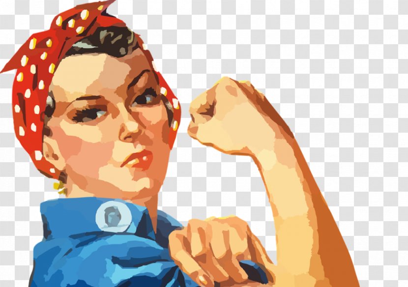Rosie The Riveter United States We Can Do It! Woman Excellence Dividend: Meeting Tech Tide With Work That Wows And Jobs Last - Hand Transparent PNG