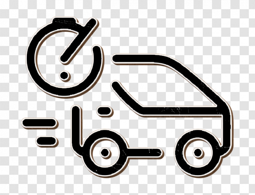 Driving Icon Time Icon Rent A Car Service Icon Transparent PNG