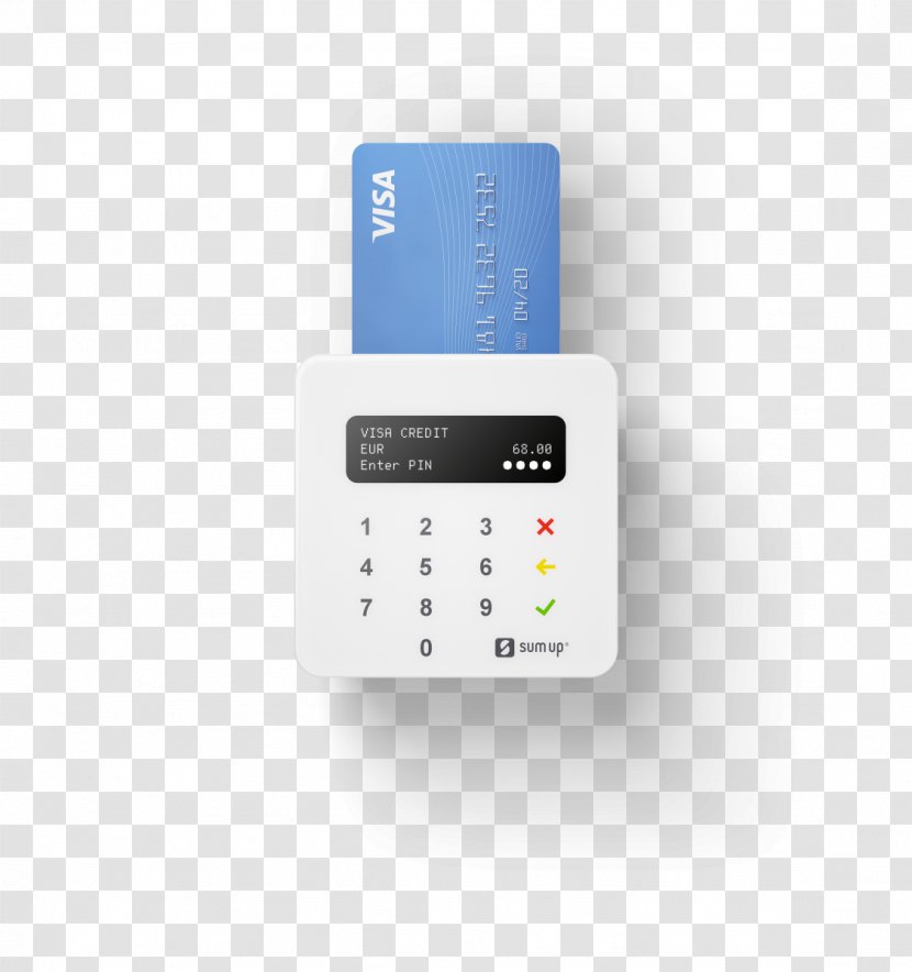 Payment Terminal SumUp Card Reader Point Of Sale Electronics - Bluetooth Transparent PNG