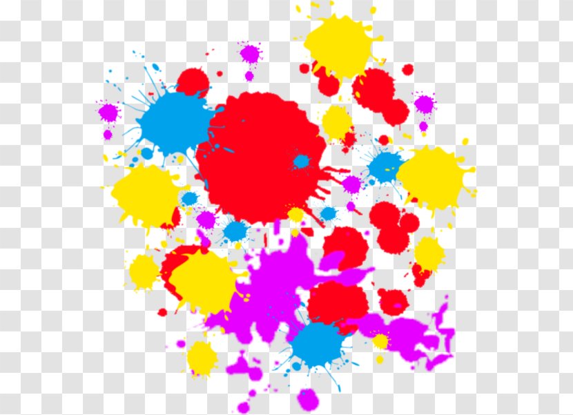 Aerosol Paint Spray Painting Color - Splatter Colorful Transparent PNG