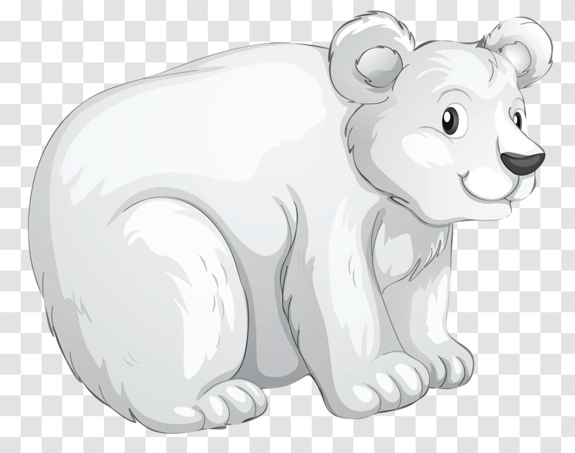 Polar Bear, What Do You Hear? Arctic - Tree - Hand-painted Bear Transparent PNG