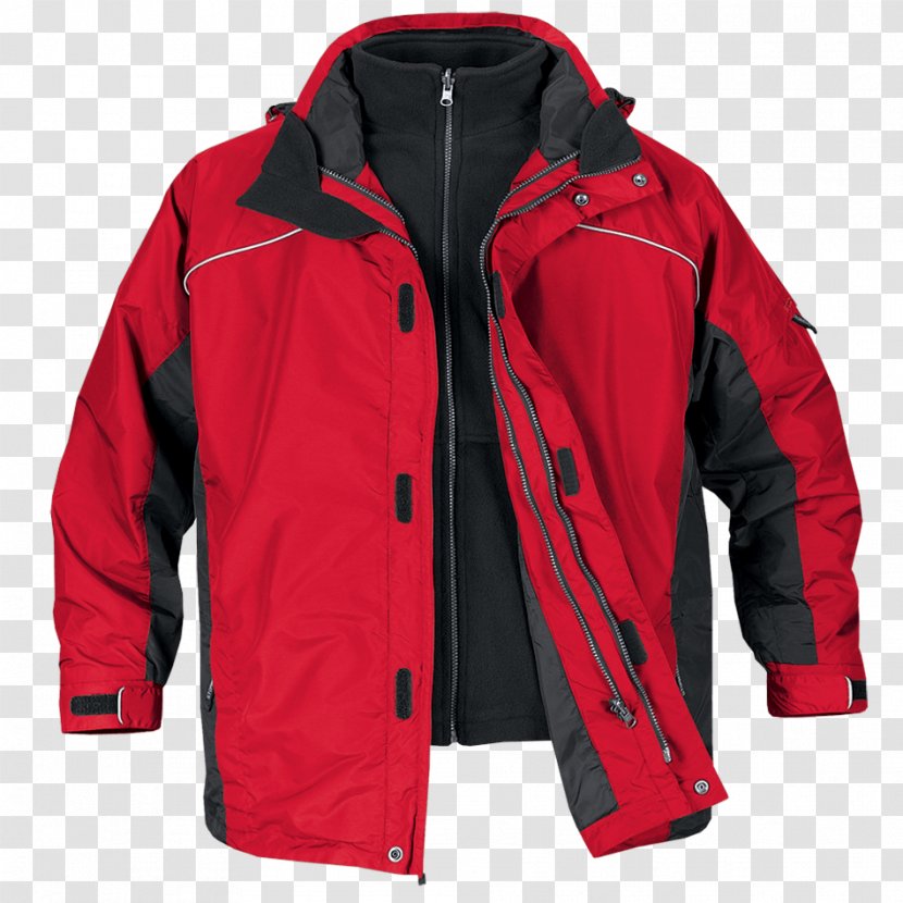 T-shirt Jacket - Windbreaker - Red Image Transparent PNG