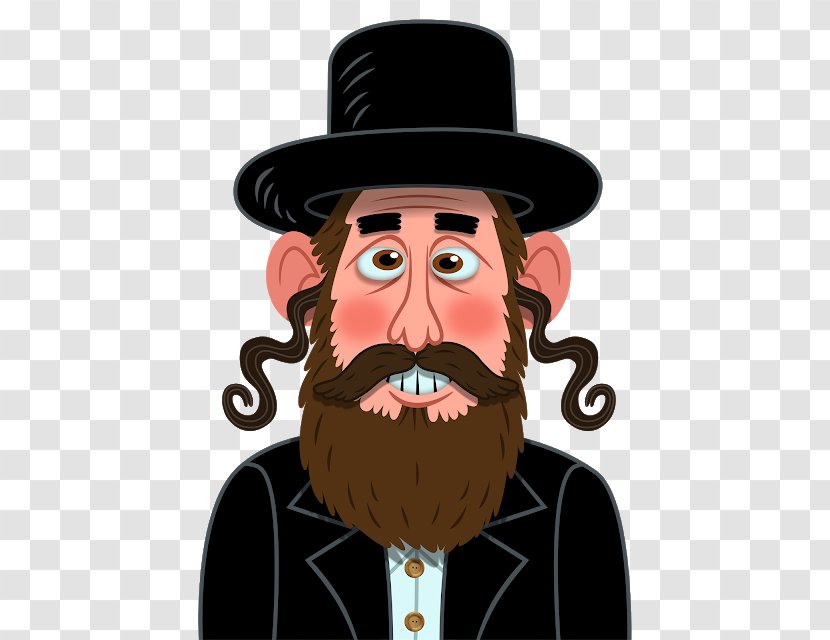 Emoji Rabbi Hasidic Judaism - Man Transparent PNG