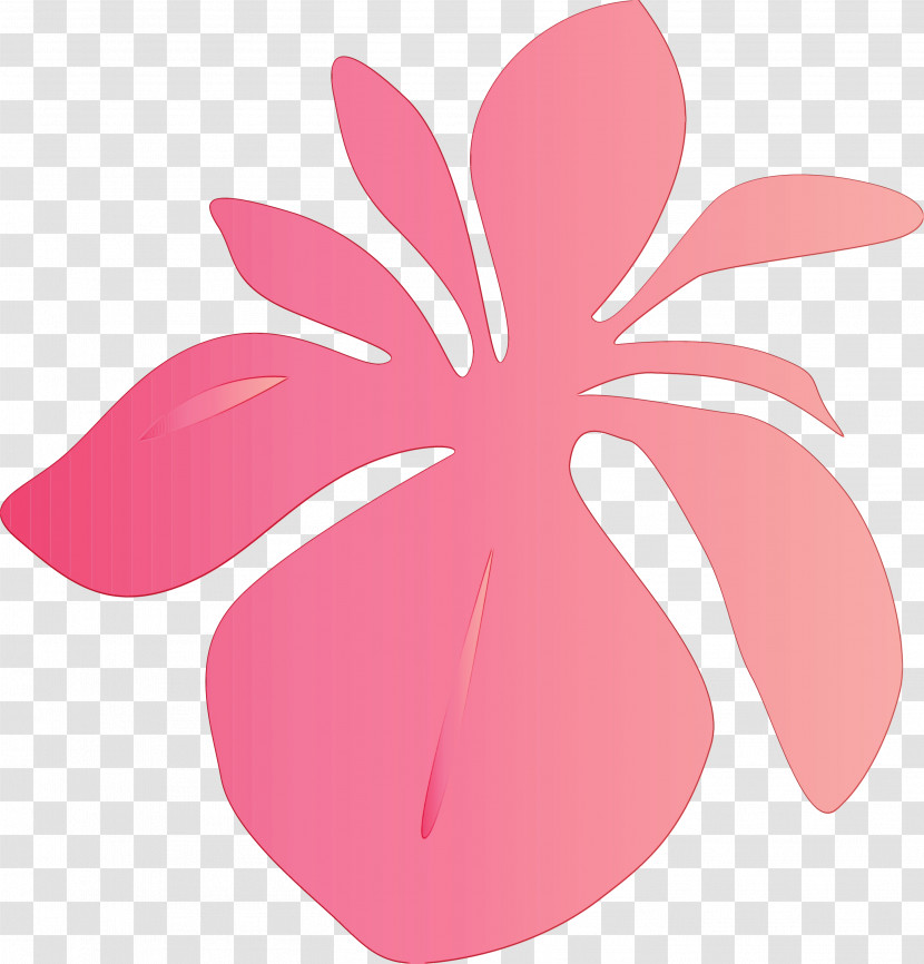 Pink Petal Leaf Plant Flower Transparent PNG