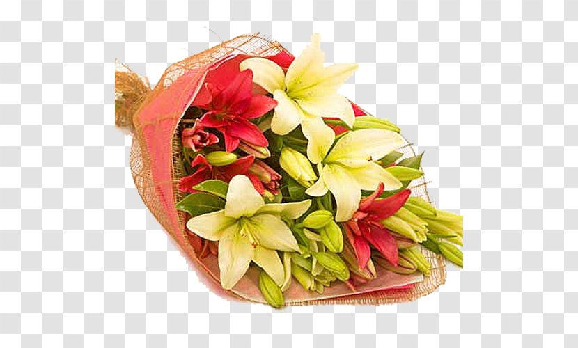 Flower Bouquet Floristry Delivery - Wedding - Lily Transparent PNG