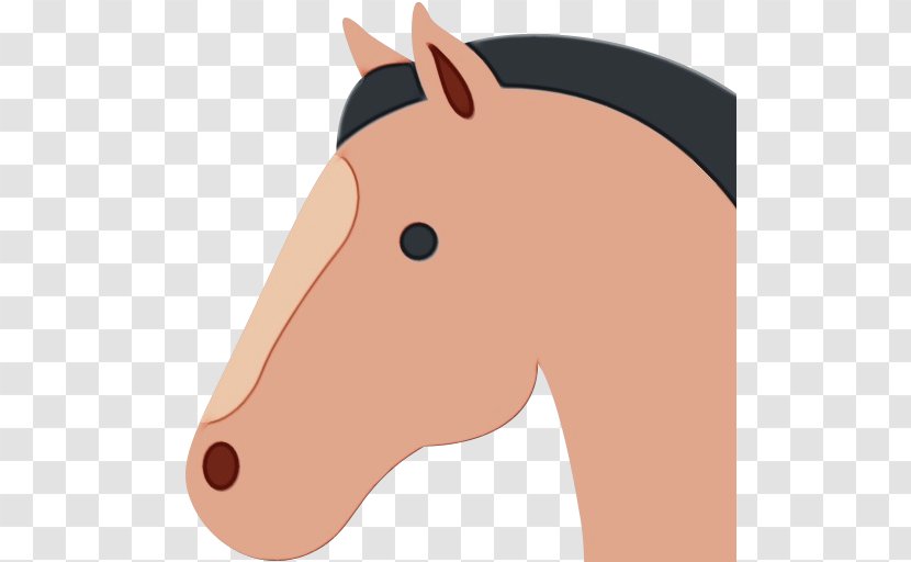 Horse Cartoon - Mare - Livestock Neck Transparent PNG