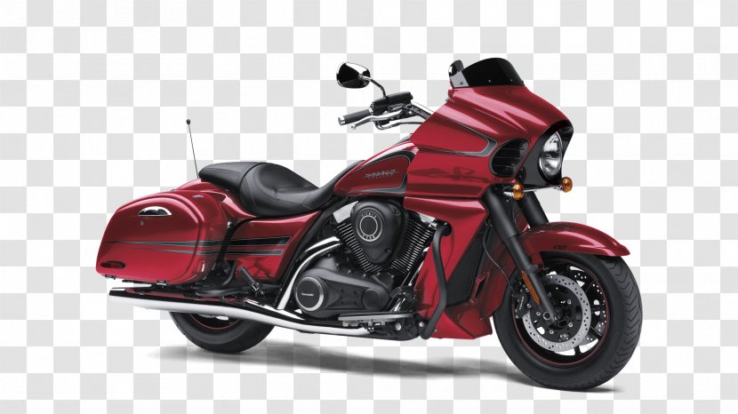 Kawasaki Vulcan Motorcycles Cruiser Anti-lock Braking System - Automotive Exhaust - Black And Red Motorcycle Transparent PNG