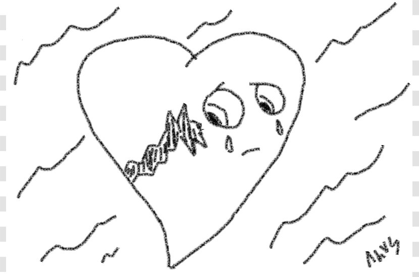 Broken Heart Drawing Pencil Clip Art - Tree Transparent PNG