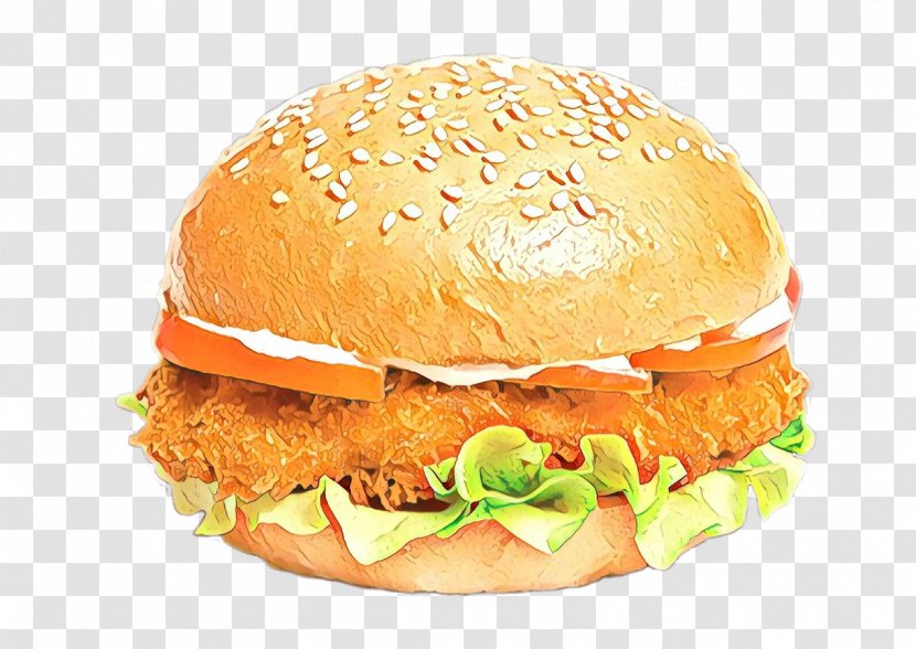 Junk Food Cartoon - Burger King Premium Burgers - Baked Goods Crispy Fried Chicken Transparent PNG