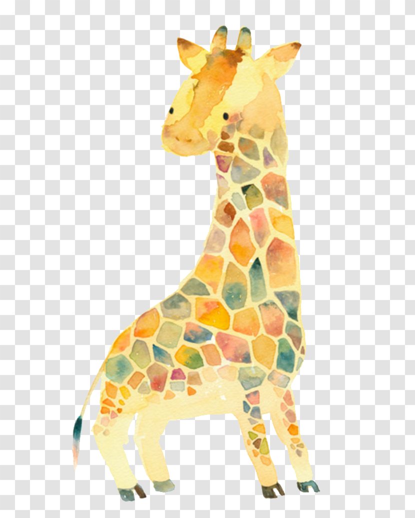 Sweater Sleeve Clothing Cardigan Polo Neck - Animal Figure - Hand-painted Giraffe Transparent PNG